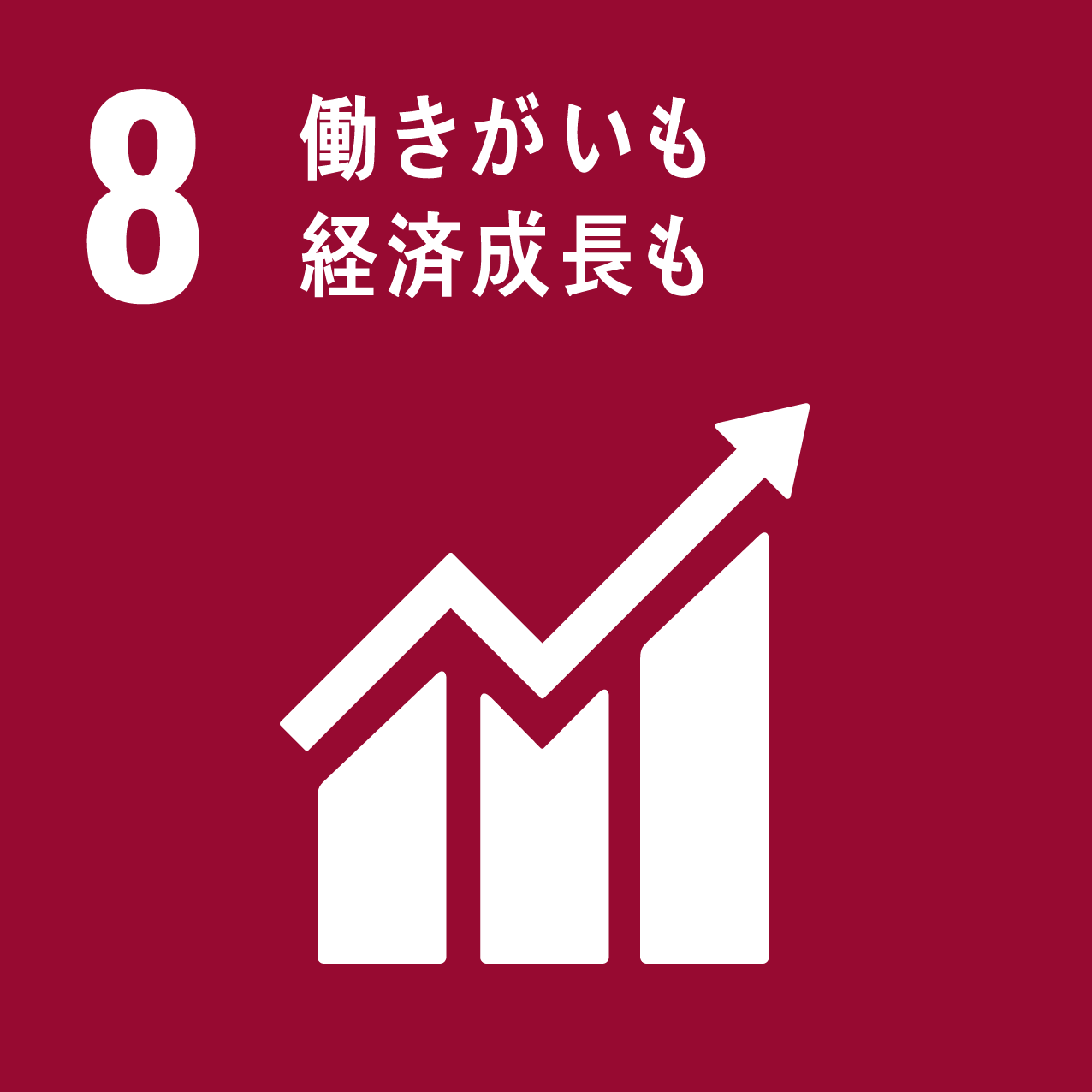 目標8　働きがいも　経済成長も